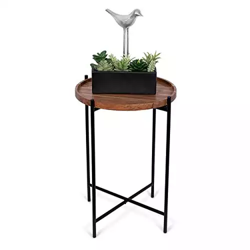 BIRDROCK HOME Folding Side Table