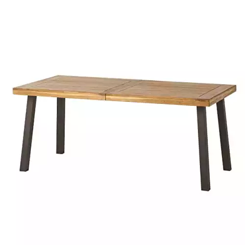 Christopher Knight Home Della Acacia Wood Dining Table