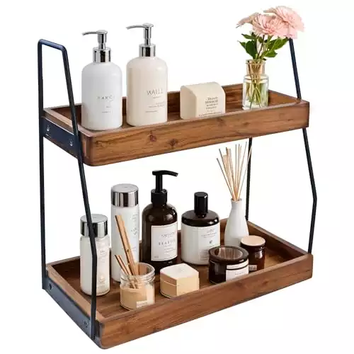 Acacia Bathroom Organizer