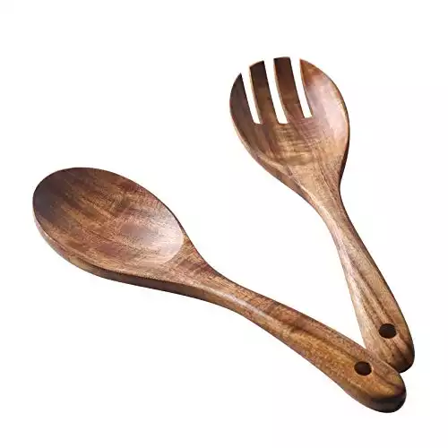 Muso Wood Acacia Salad Servers