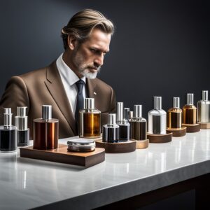 Man deciding if azzaro cologne, maison margiela replica cologne, or valentino men's cologne is the best cologne for men.