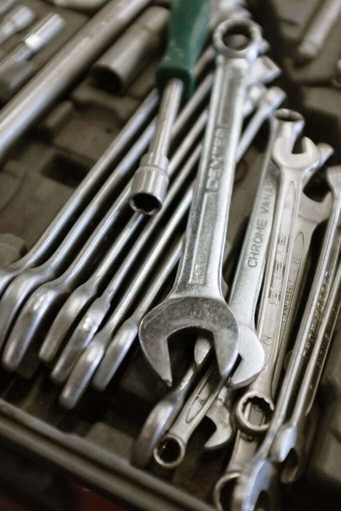 A variety of crescent wrenches showcasing the diversity in wrench types