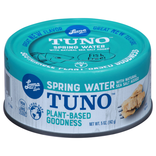 A can of Tuno, the eco-friendly seafood alternative.